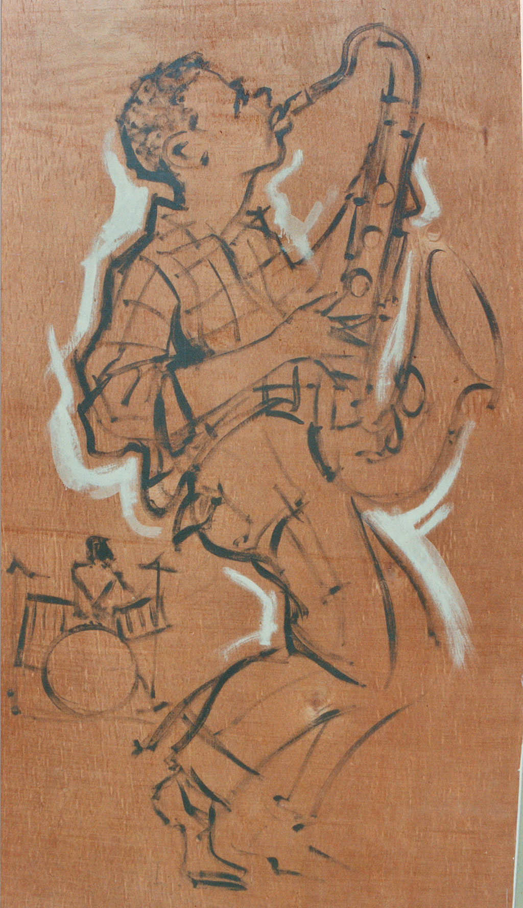 Assaig del saxofonista